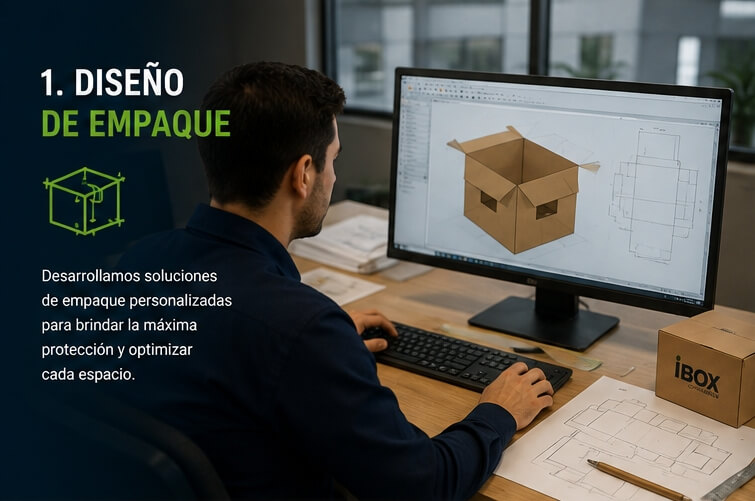 Diseño de cajas y empaques de cartón corrugado